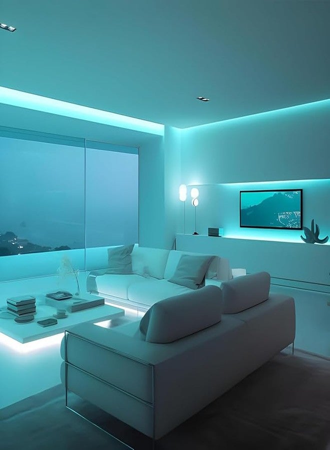 REPISH 5-Meter Ice Blue Neon Light Strip with 600 LEDs and 12V Adapter - Ideal for Wall Decorations, Parties, Celebrations, Bars, and Custom Neon Displays (Pack of 1) - Image 5